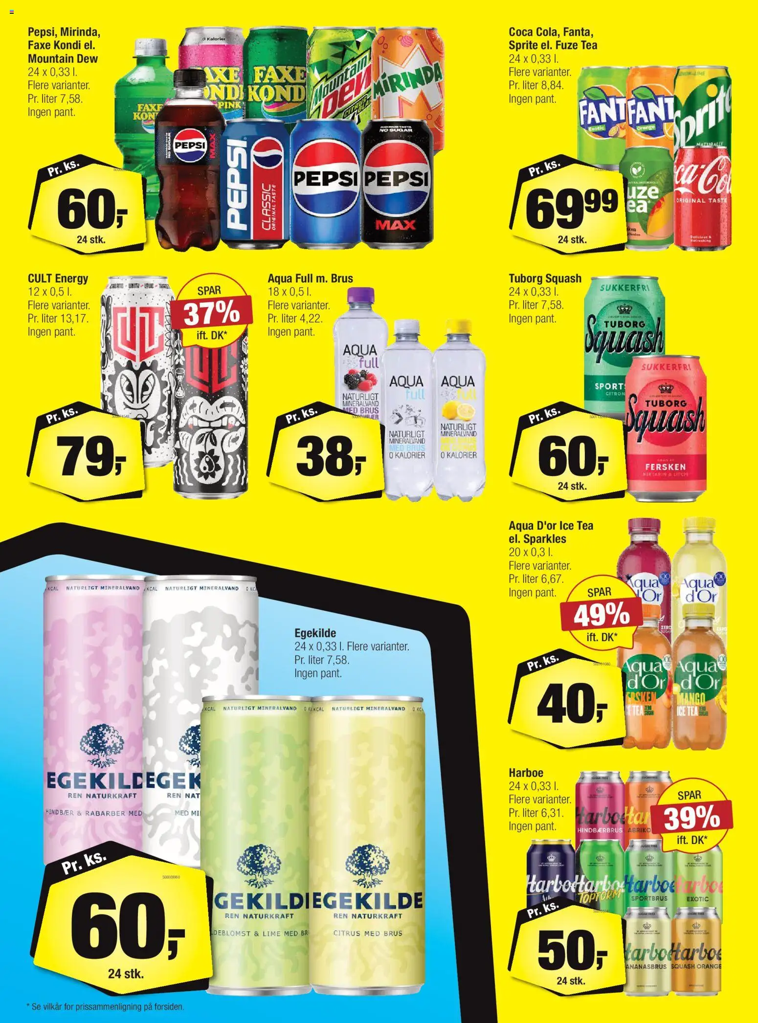 Calle tilbudsavis – gyldig fra 05.11.2025 | Side: 23 | Produkter: Squash, Lime, Iogurteira, Tuborg Squash