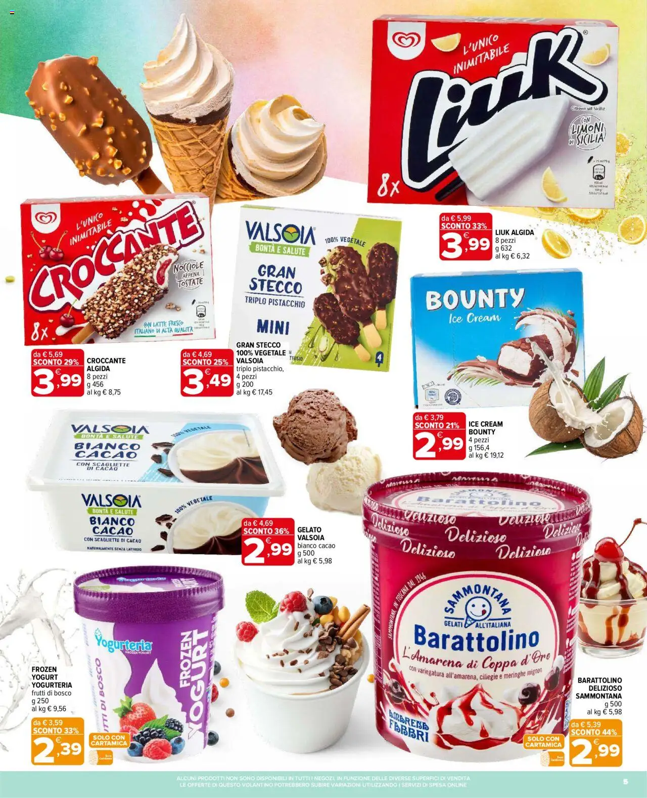 Volantino Iperal del 20.08.2025 | Pagina: 5 | Prodotti: Yogurt, Latte, Nocciole, Cacao