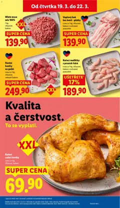 Náhled letáku Mleté maso mix 100%, 1 kg, chlazené, baleno od 19.03.2026 | Strana: 13