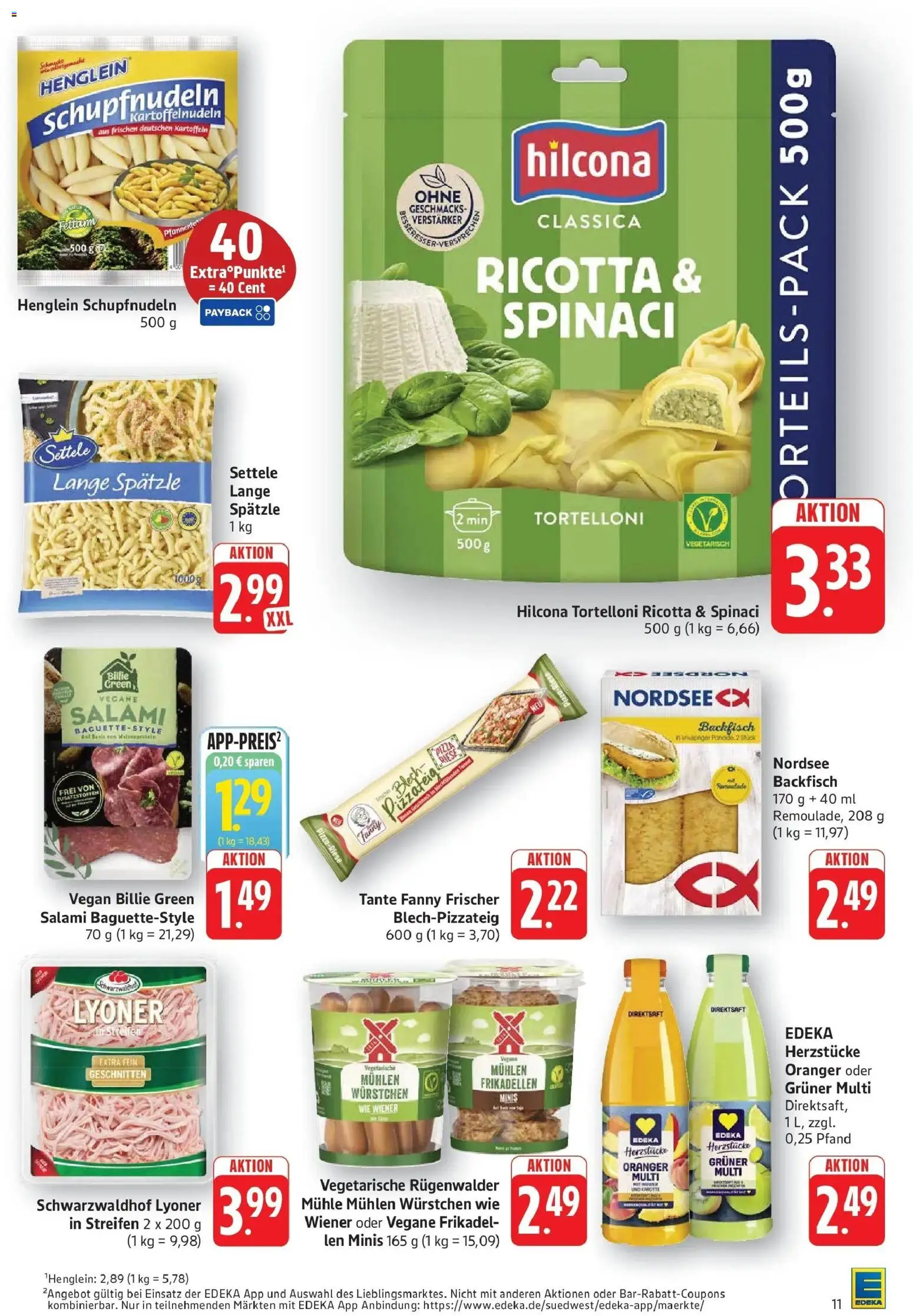 E center Prospekt Göppingen	 – gültig ab 05.04.2026 | Seite: 11 | Produkte: Mühle, Kartoffeln, Verstärker, Salami