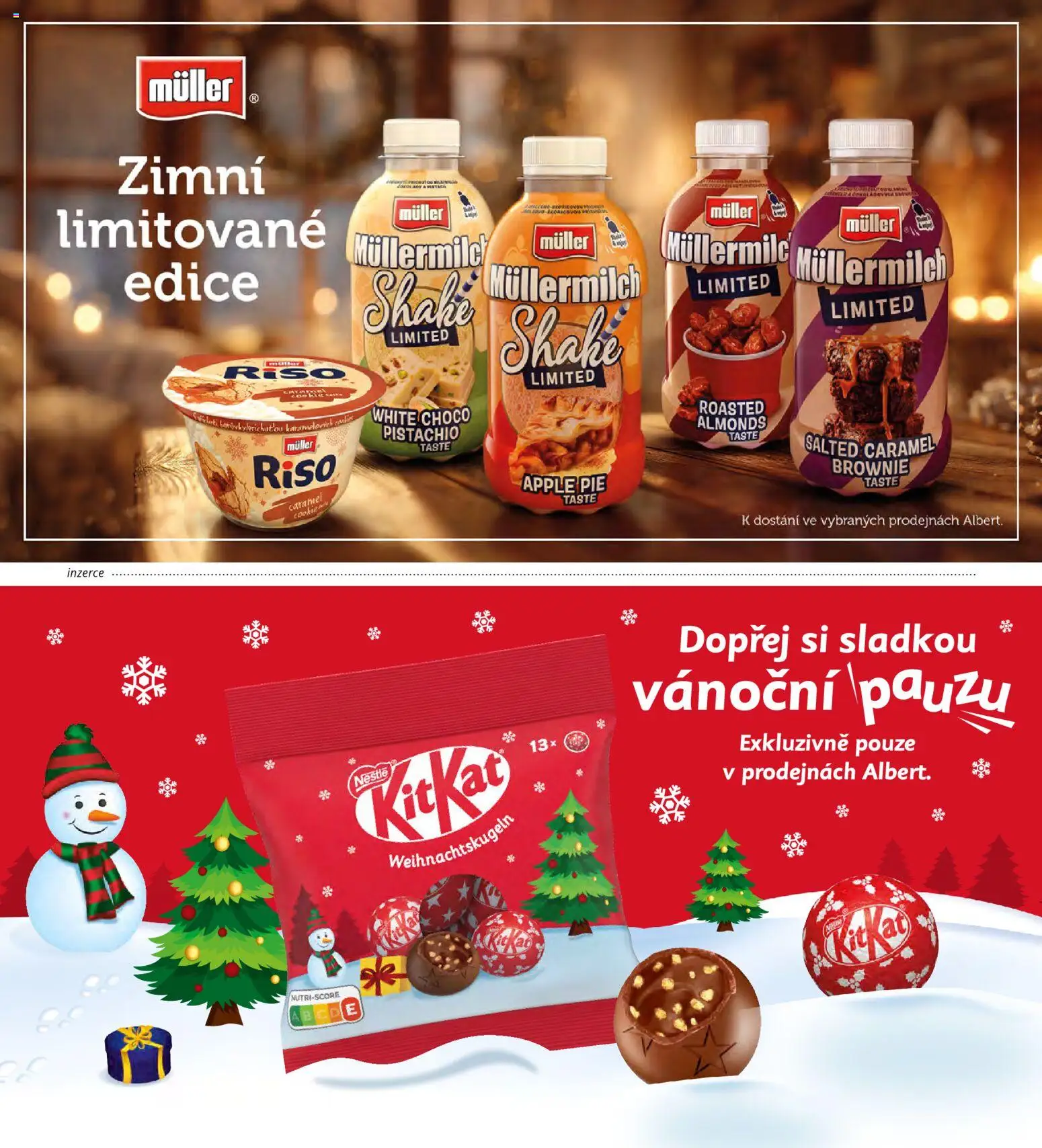 Albert magazín od 01.12.2025 | Strana: 64 | Produkty: Brownie, Apple, Müllermilch