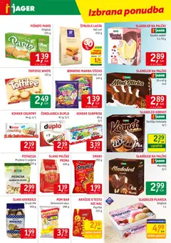 Jager katalog akcije – veljaven od 22.04.2026 | Stran: 11 | Izdelki: Bonboni, Slane palčke, Cokolada, Sladoled
