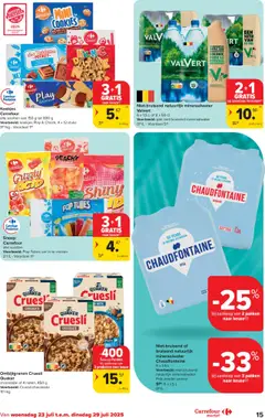  | Pagina: 15 | Producten: Koekjes, La, Mineraalwater, Chocolade