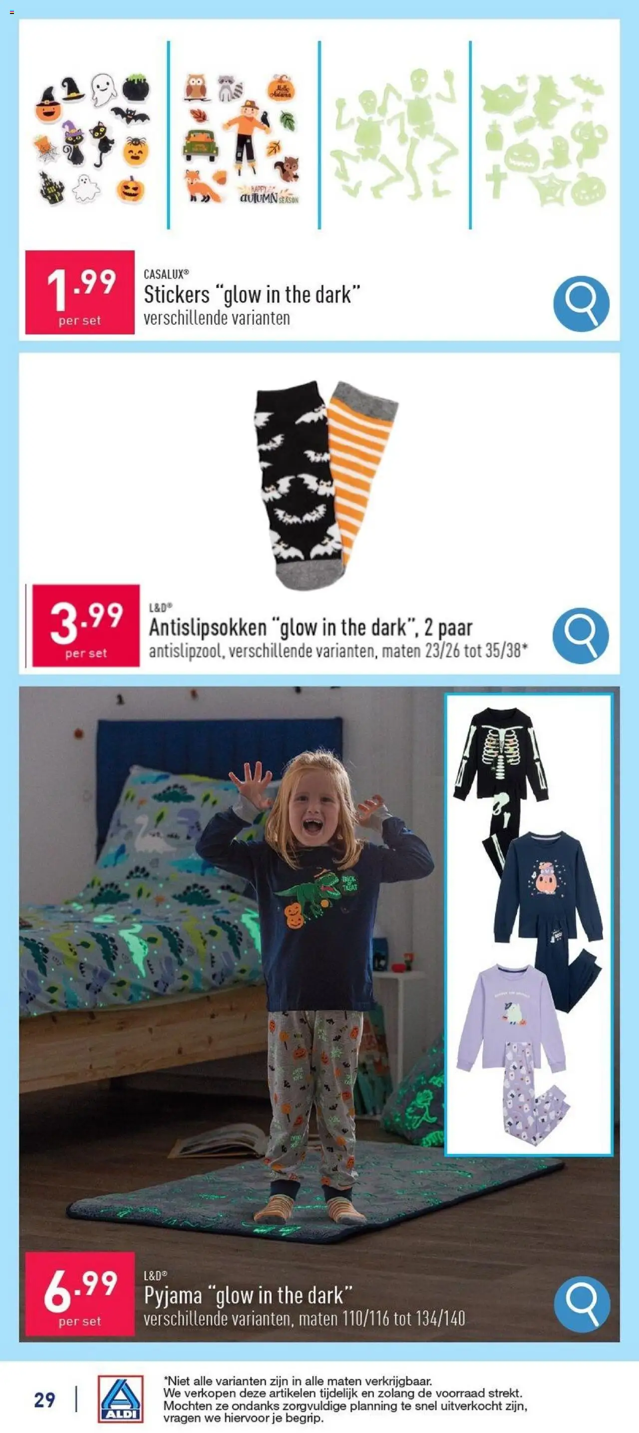  | Pagina: 29 | Producten: Stickers, Pyjama