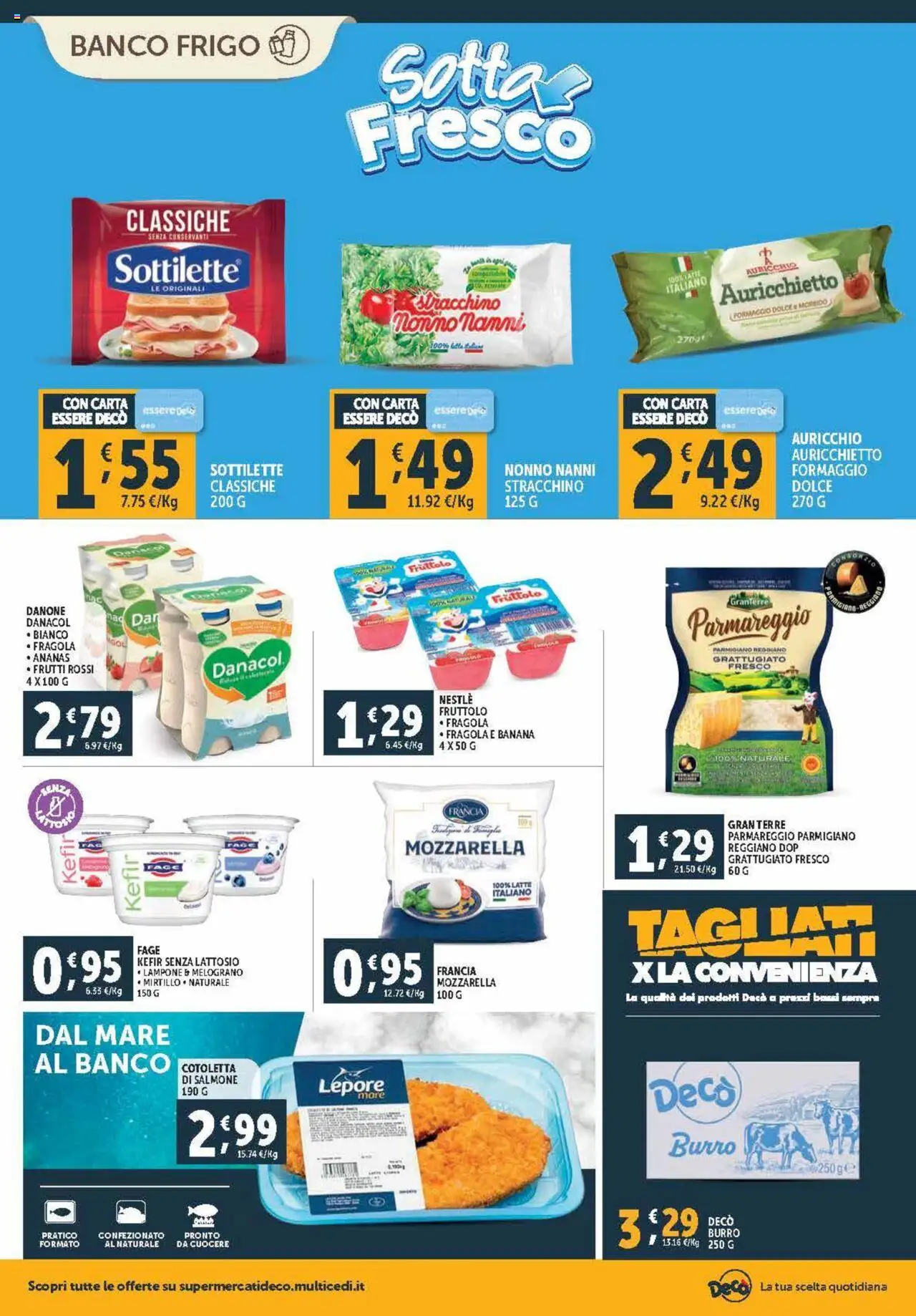 Volantino Decò del 03.10.2025 | Pagina: 6 | Prodotti: Salmone, Lampone, Parmigiano reggiano, Parmigiano