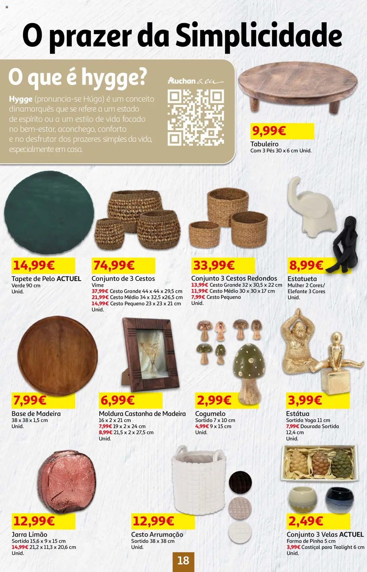 Auchan - Preços tão baixos que arrepiam │ válido de 16.10.2025 | Página: 18 | Produtos: Dourada, Jarra, Base, Tapete