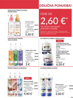 Avon katalog akcije – veljaven od 01.10.2025 | Stran: 215 | Izdelki: Tekoče milo, Univerzalna krema, Krema za roke, Milo