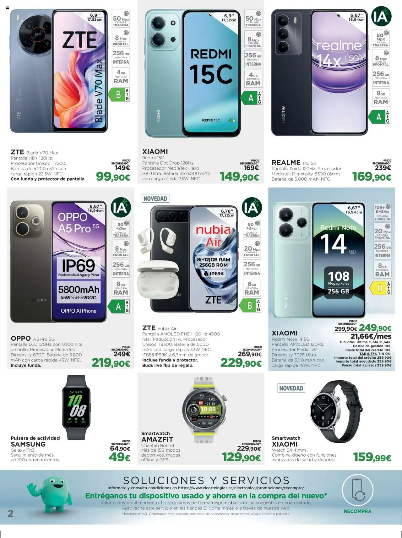 El Corte Inglés ofertas │ válido desde el 06.10.2025 | Página: 2 | Productos: Consola, Ordenador, Funda, Batería