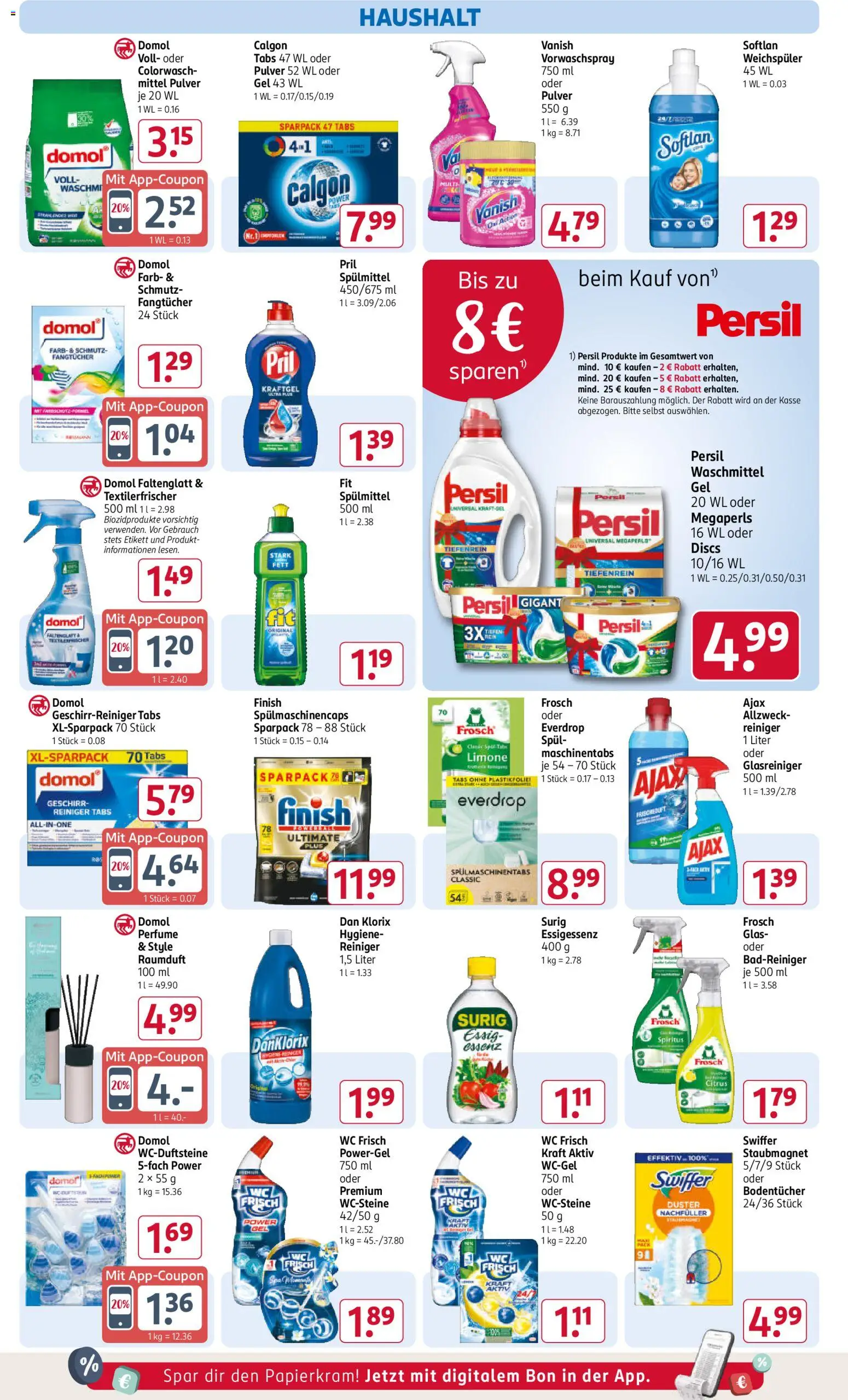 Rossmann Prospekt 	 – gültig ab 10.11.2025 | Seite: 14 | Produkte: Waschmittel, Spülmaschinentabs, Pril, Swiffer