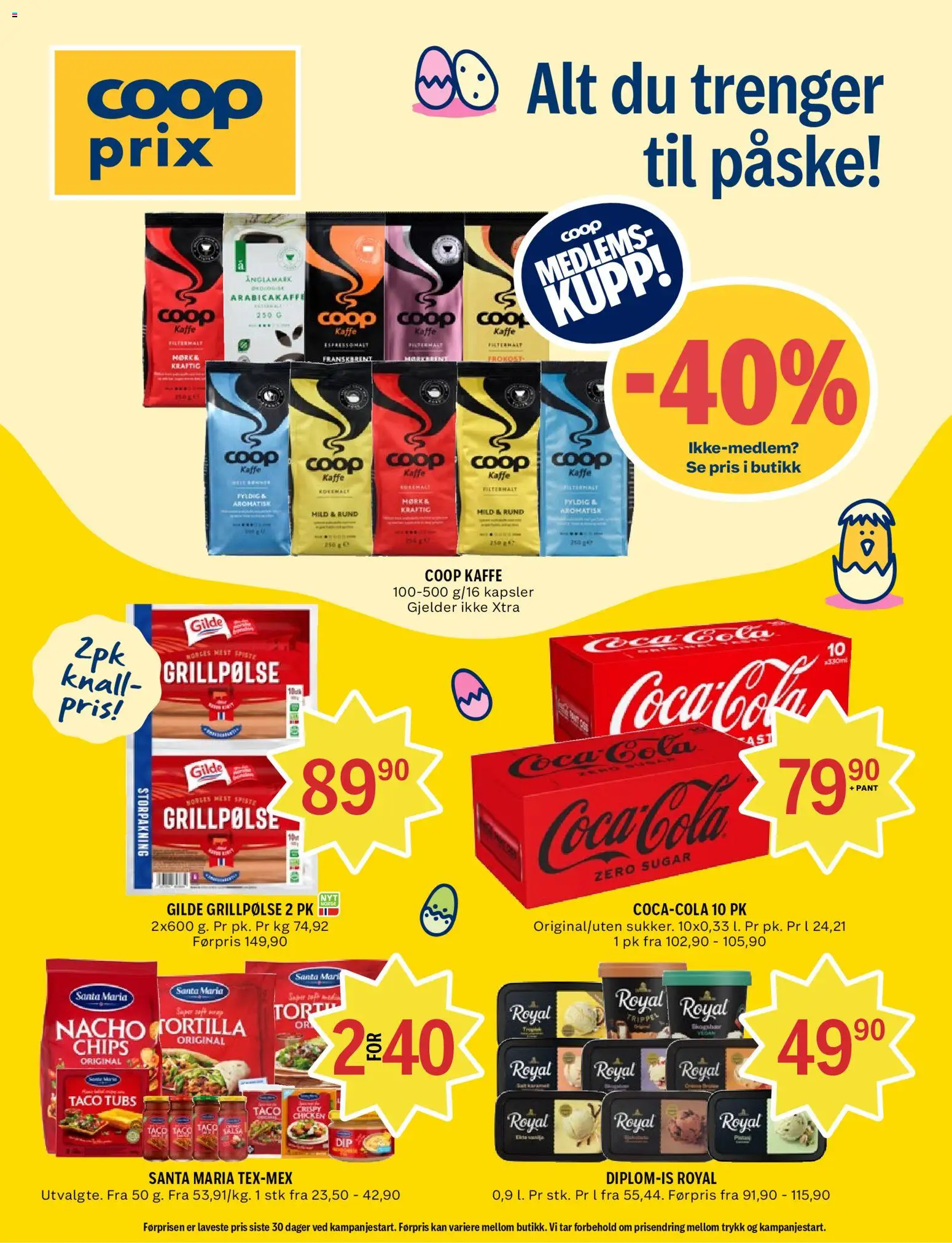 {H1} | Side: 1 | Produkter: Kaffe, Суміш дитяча, Упаковочная бумага, Taco