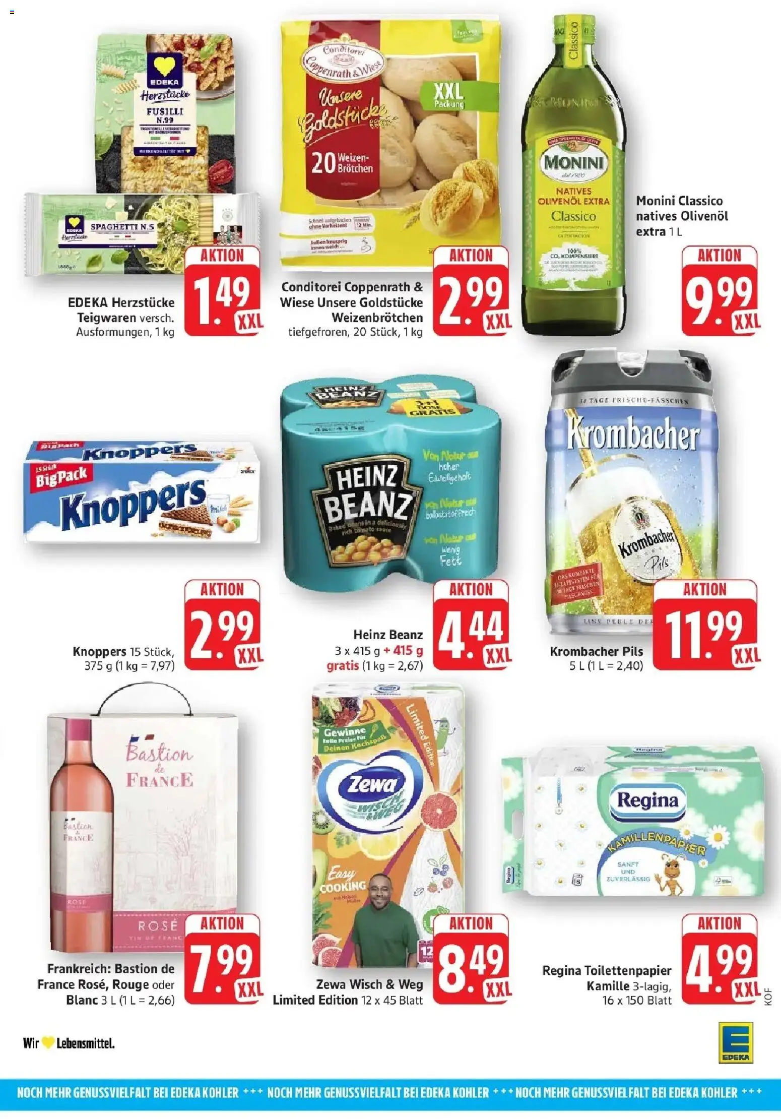 E center Prospekt Offenburg	 – gültig ab 05.04.2026 | Seite: 49 | Produkte: Pils, Rouge, Knoppers, Krombacher