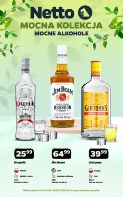 Pogląd oferty "Netto gazetka - Alkohole mocne" - ważna od 13.04.2026
