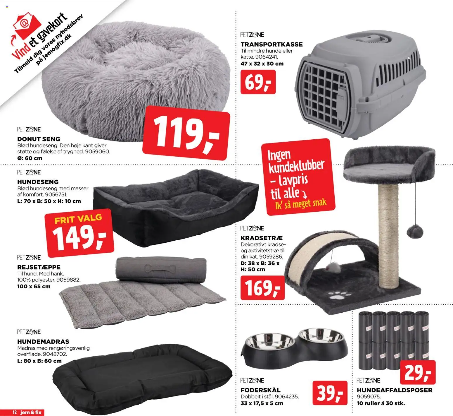 Jem & fix tilbudsavis – gyldig fra 25.01.2026 | Side: 12 | Produkter: Seng, Madras