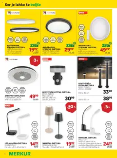 Merkur katalog │ velja od 06.08.2025 | Stran: 24 | Izdelki: Ventilator, Kos, Svetilka, Namizna svetilka