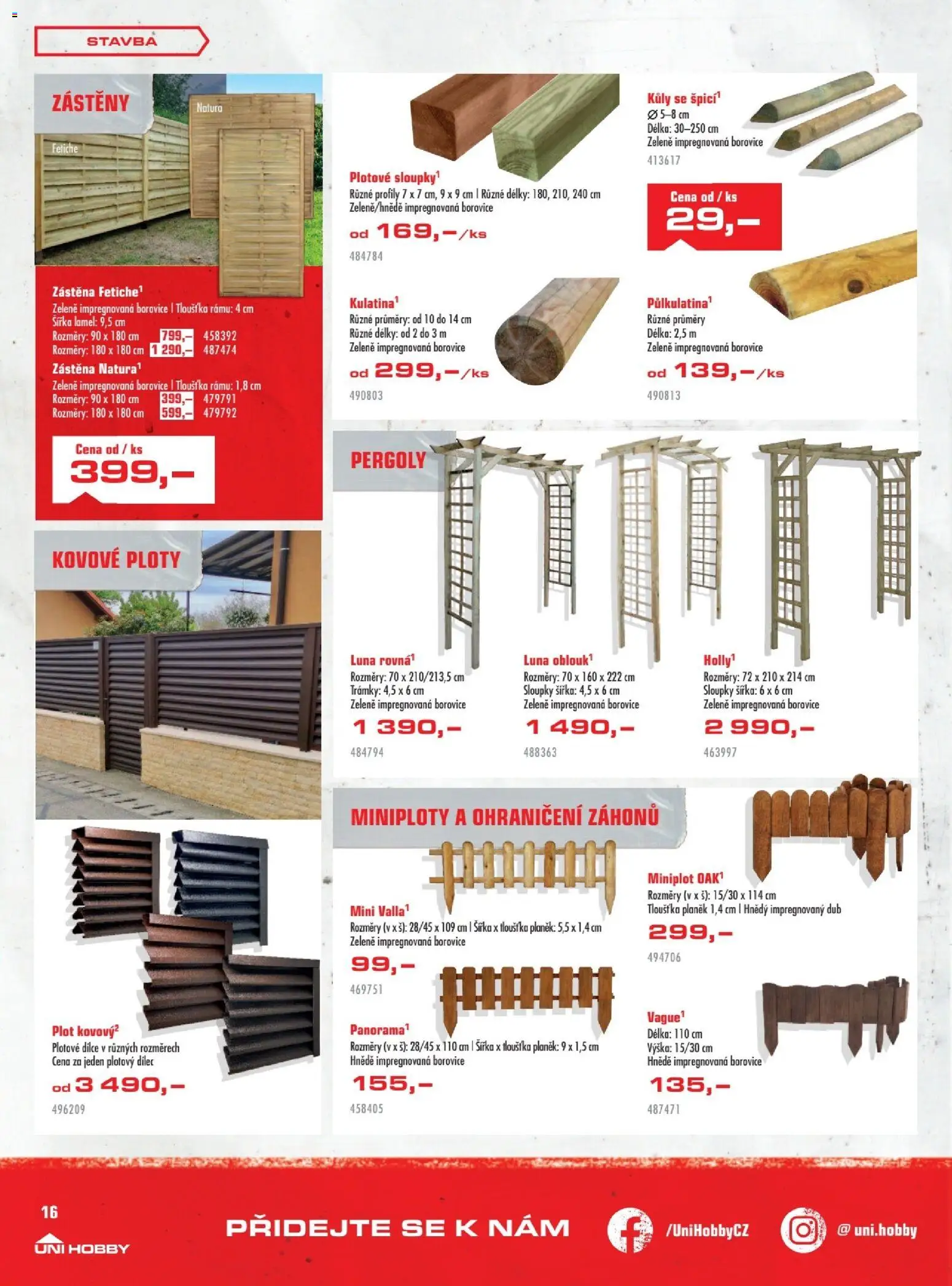 Uni Hobby leták od 30.04.2026 | Strana: 16 | Produkty: Ohraničení záhonů