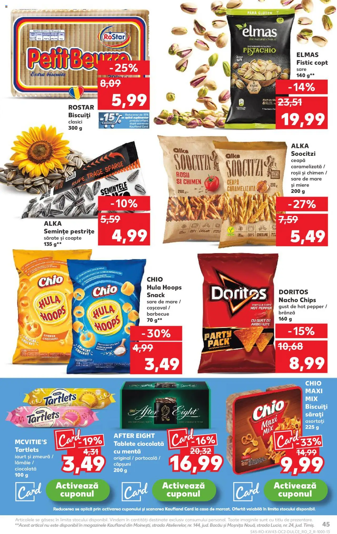 Noul catalog Kaufland – valabil de la 22.10.2025 | Pagină: 45 | Produse: Semințe, Iaurt, Căpșuni, Sare
