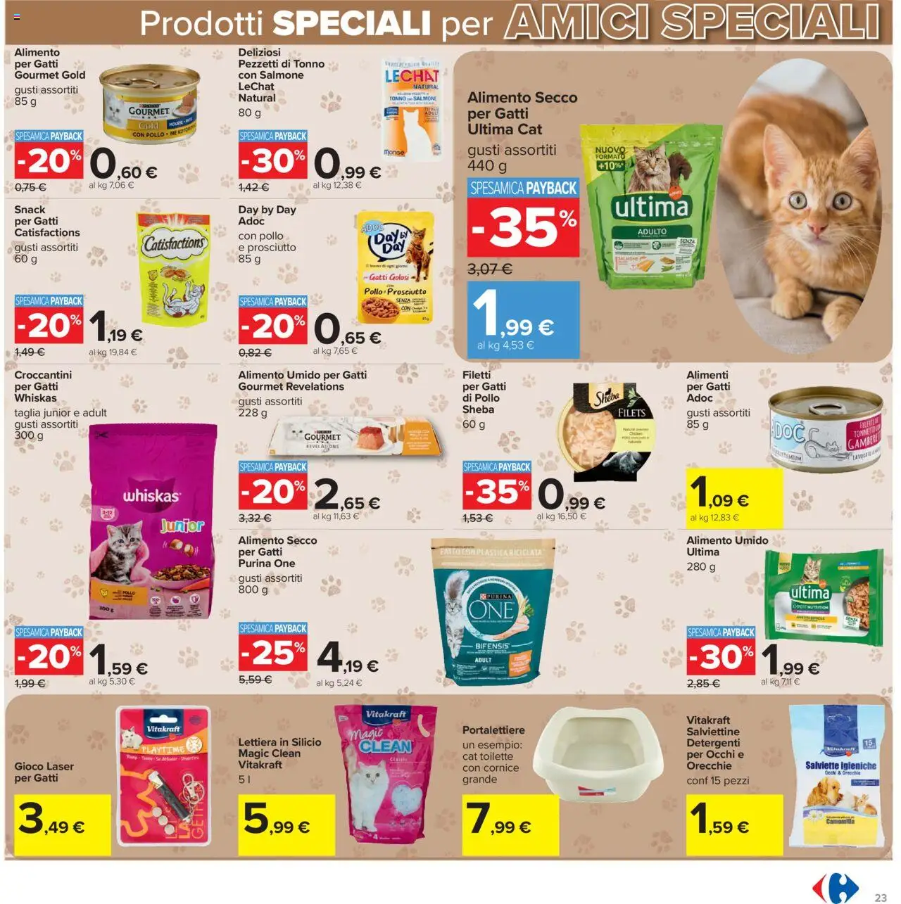 Volantino Carrefour del 21.08.2025 | Pagina: 23 | Prodotti: Pollo, Salmone, Prosciutto, Tonno
