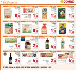 Anteprima del volantino OLIO EXTRA VERGINE DI OLIVA CONAD, classico 1 l valido a partire dal 22.10.2025 | Pagina: 18