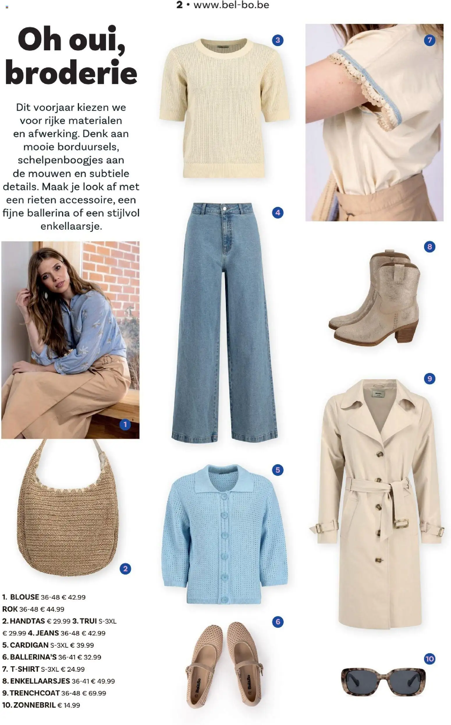 {H1} | Pagina: 2 | Producten: Handtas, Trui, Zonnebril, Blouse