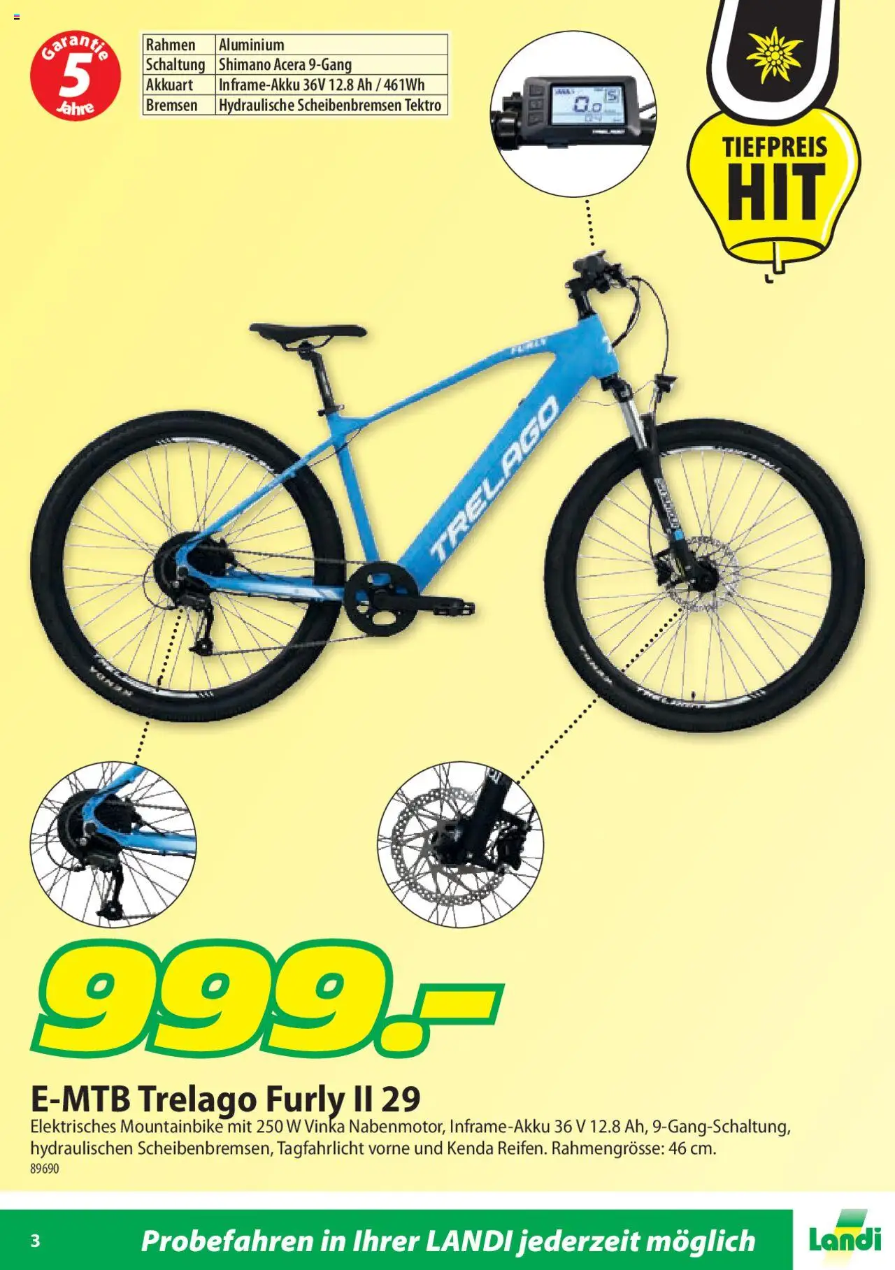 Landi Aktionen Trelago Vengo ab 14.01.2025 | Seite: 3 | Produkte: Mountainbike