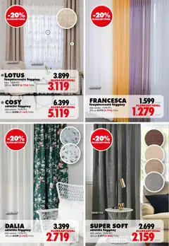 Katalógus Diego 01 - amely érvényes a következő dátumtól: 01.01.2026 | Oldal: 10 | Termékek: Fényáteresztő függöny, Függöny