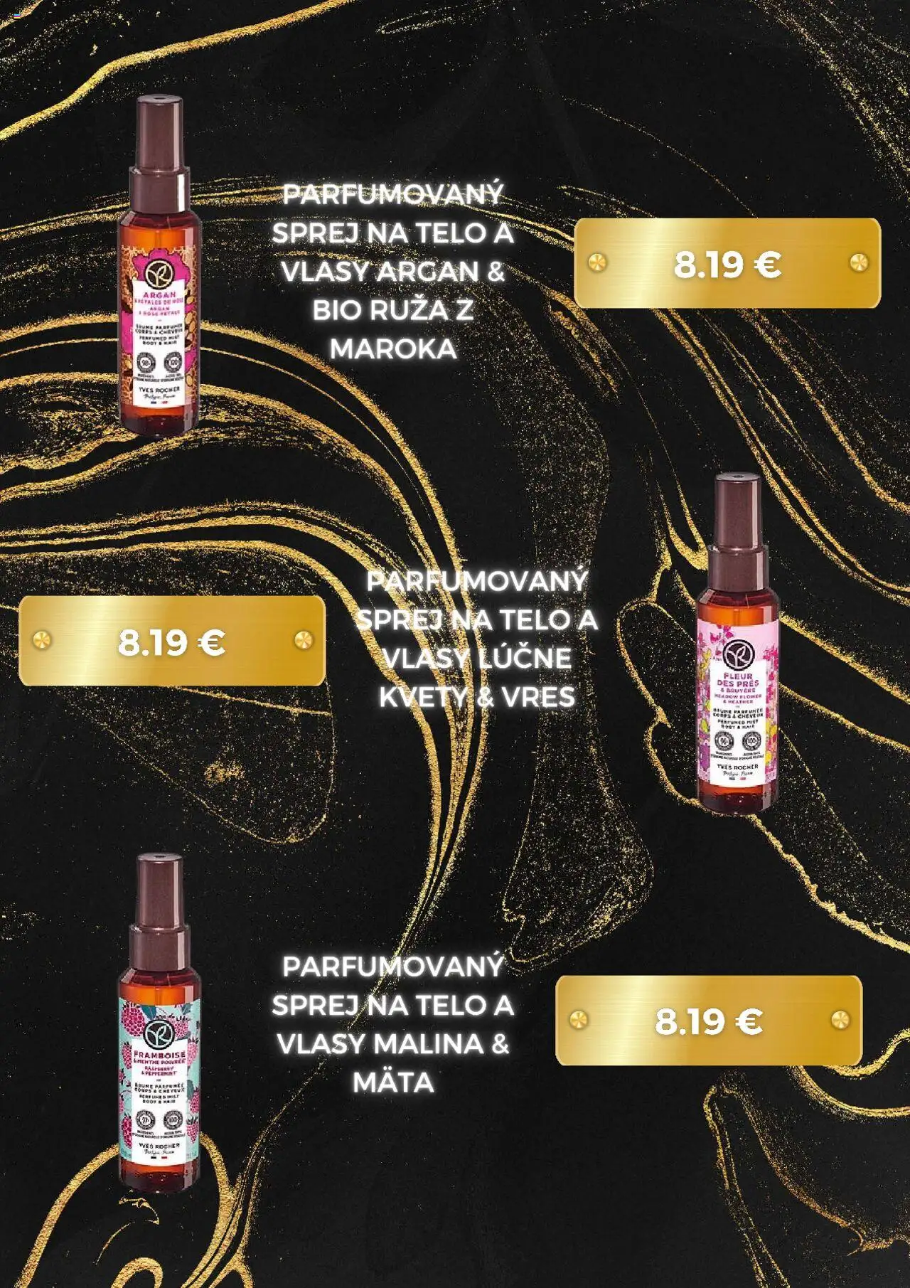 Yves Rocher leták │ platný od 01.08.2025 | Strana: 3 | Produkty: Kvety