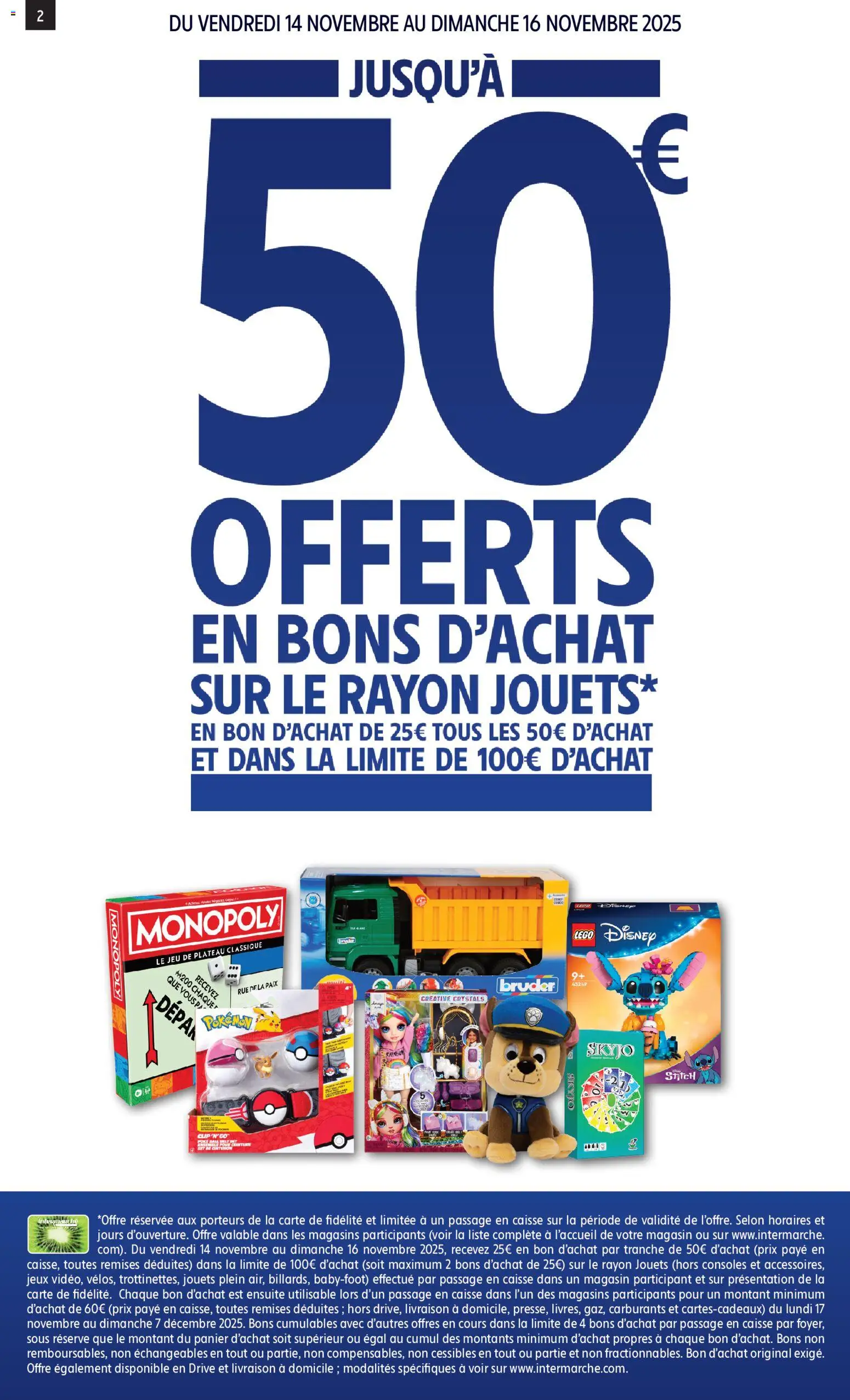 {H1} | Page: 2 | Produits: Ceinture, Légo, Plateau, Skyjo