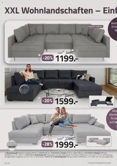 Roller Prospekt 	 ab 28.09.2025 gültig | Seite: 4 | Produkte: Wohnlandschaft, Hocker, Ecksofa