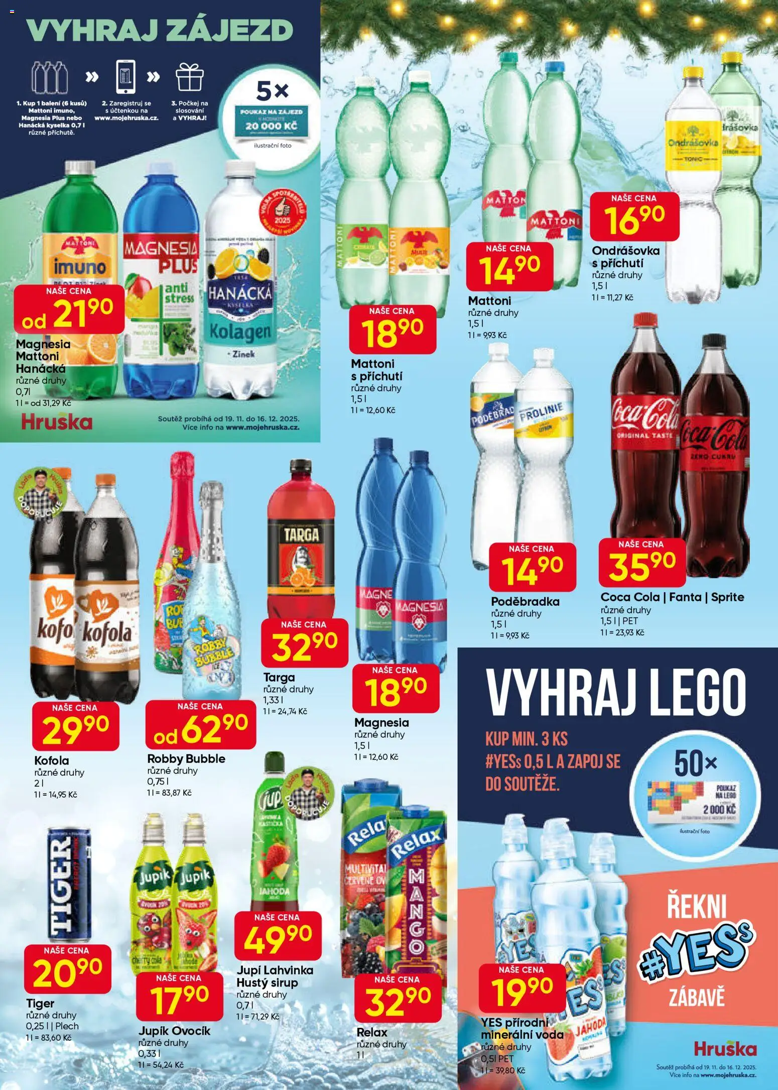 Hruška leták od 10.12.2025 | Strana: 7 | Produkty: Mattoni, Coca cola, Plech, Kofola