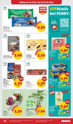 Penny Markt Flugblatt ab 19.02.2026 gültig | Seite: 11 | Produkte: Gin, Schokolade