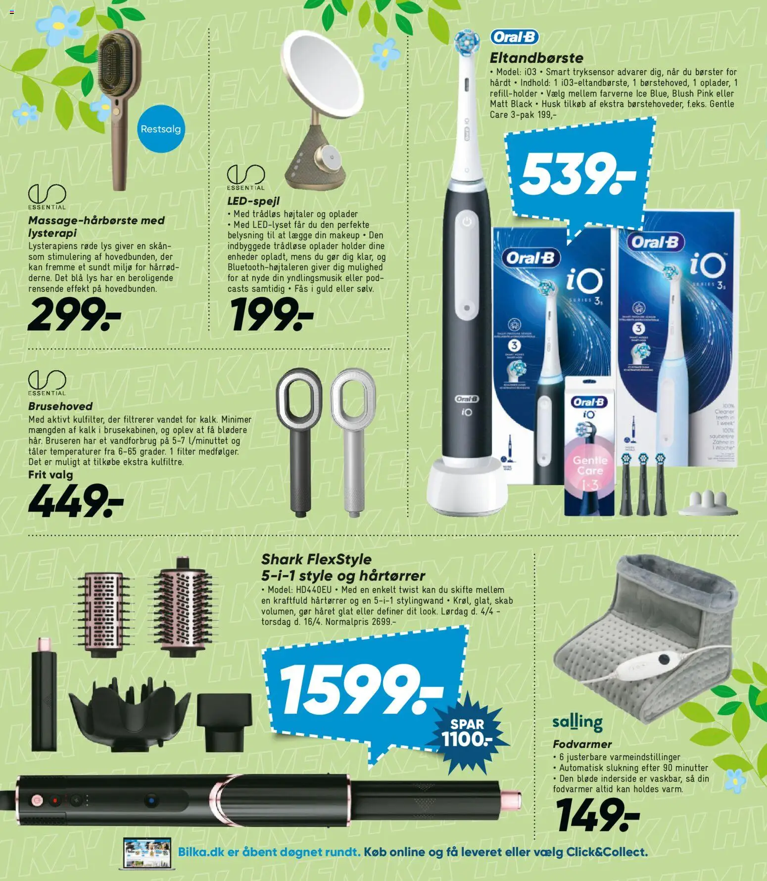 Bilka tilbudsavis – gyldig fra 17.04.2026 | Side: 47 | Produkter: Makeup, Skab, Eltandbørste, Hårtørrer