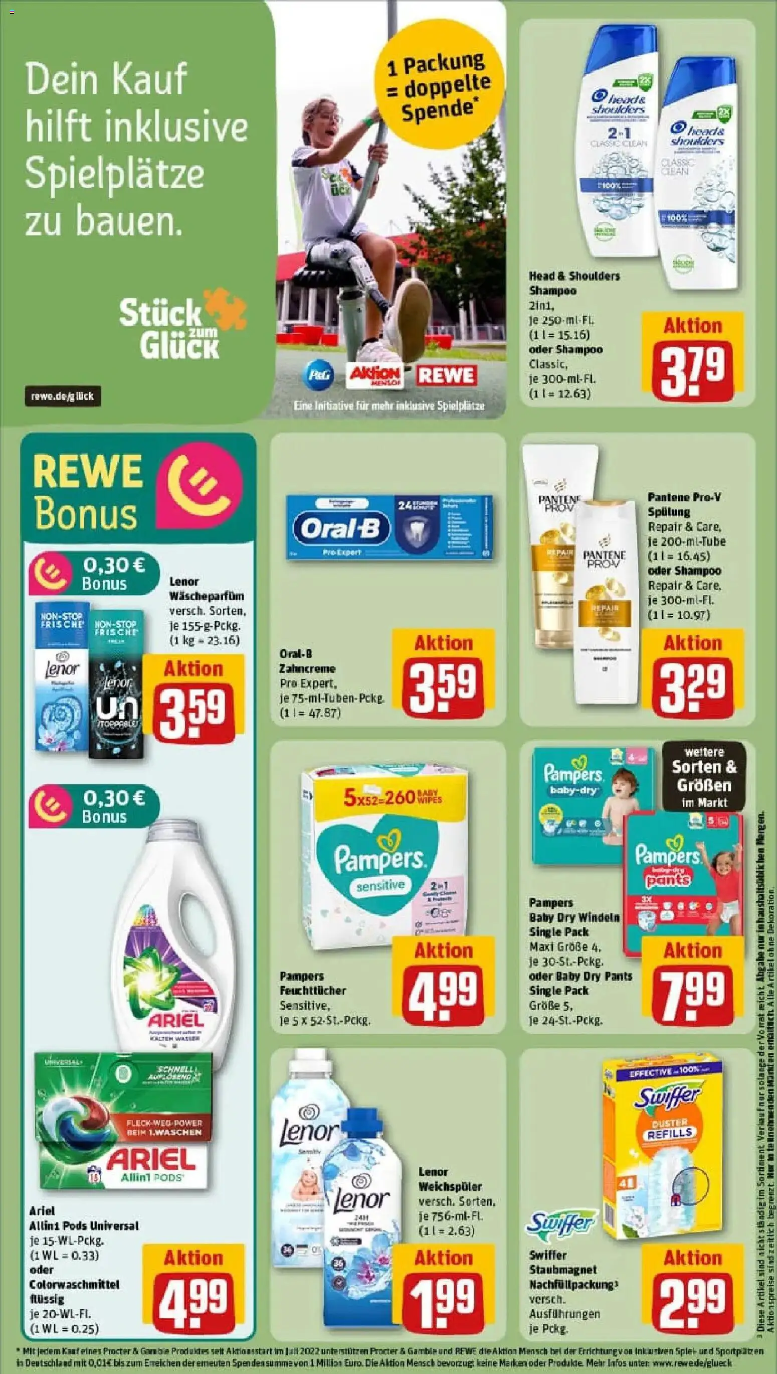Rewe prospekt Düsseldorf / Unterbach	 – gültig ab 26.01.2026 | Seite: 17 | Produkte: Spiel, Shampoo, Spülung, Swiffer
