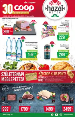 COOP Akciós újság - amely érvényes a következő dátumtól: 11.09.2025