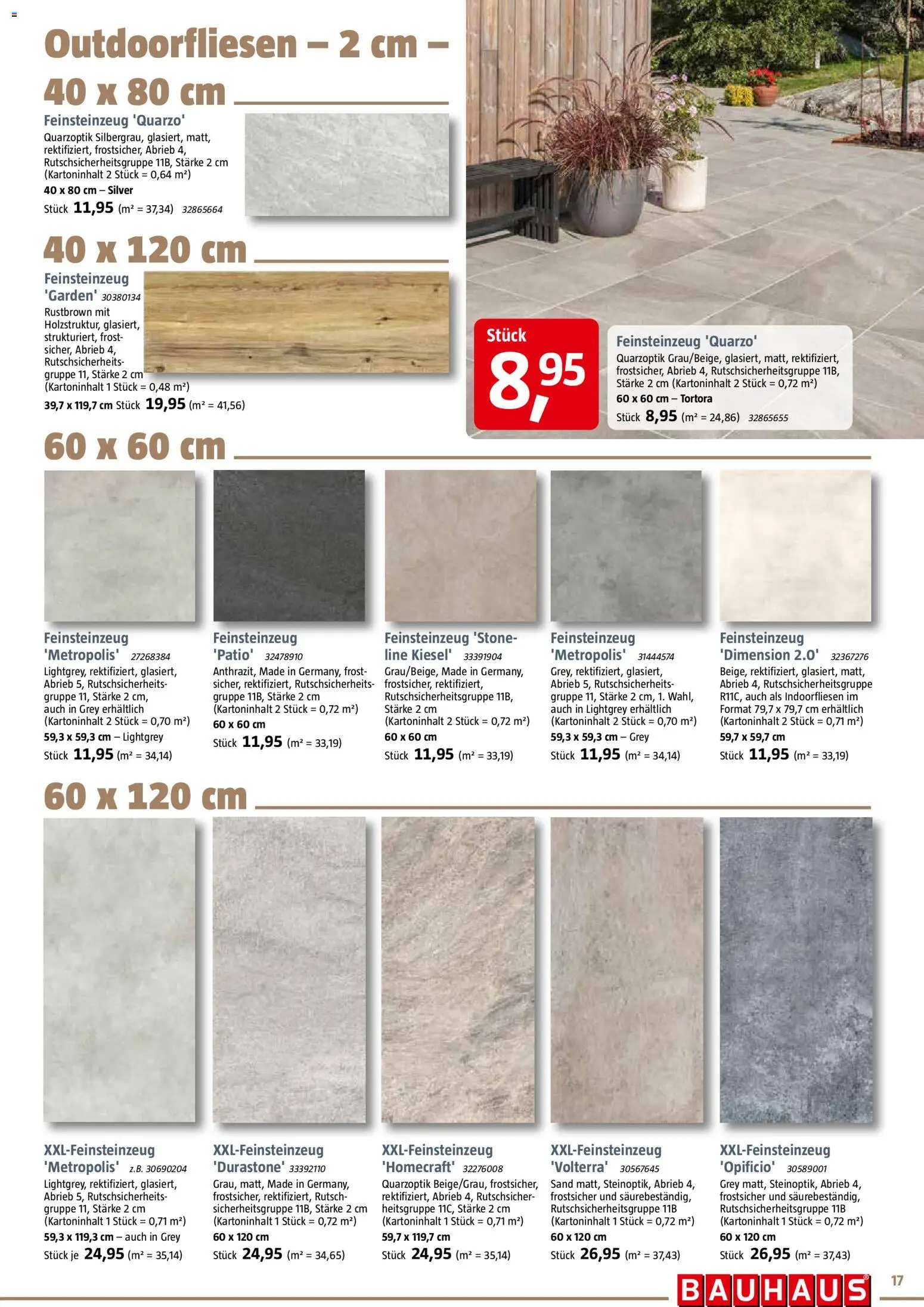 Bauhaus Prospekt 	 – gültig ab 28.03.2026 | Seite: 17