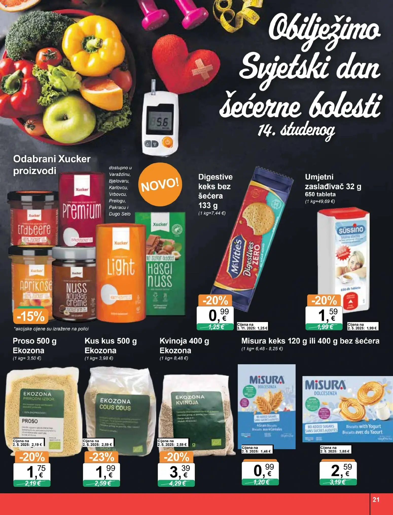 KTC katalog | vrijedi od 12.11.2025 | Stranica: 21 | Proizvodi: Keks, Tableta, Proso, Kus kus