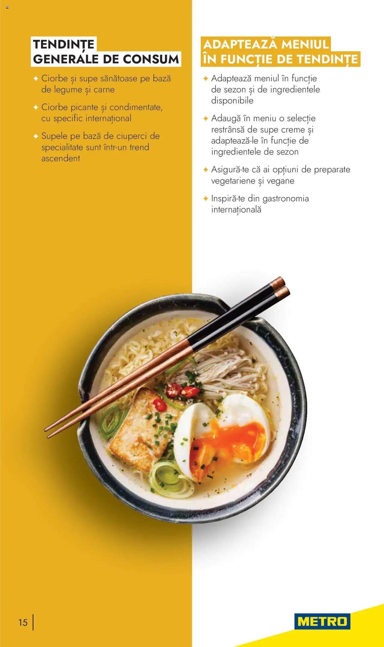Metro catalog - Tendinte si Recomandari – valabil de la 24.10.2023 | Pagină: 15 | Produse: Ciuperci, Legume