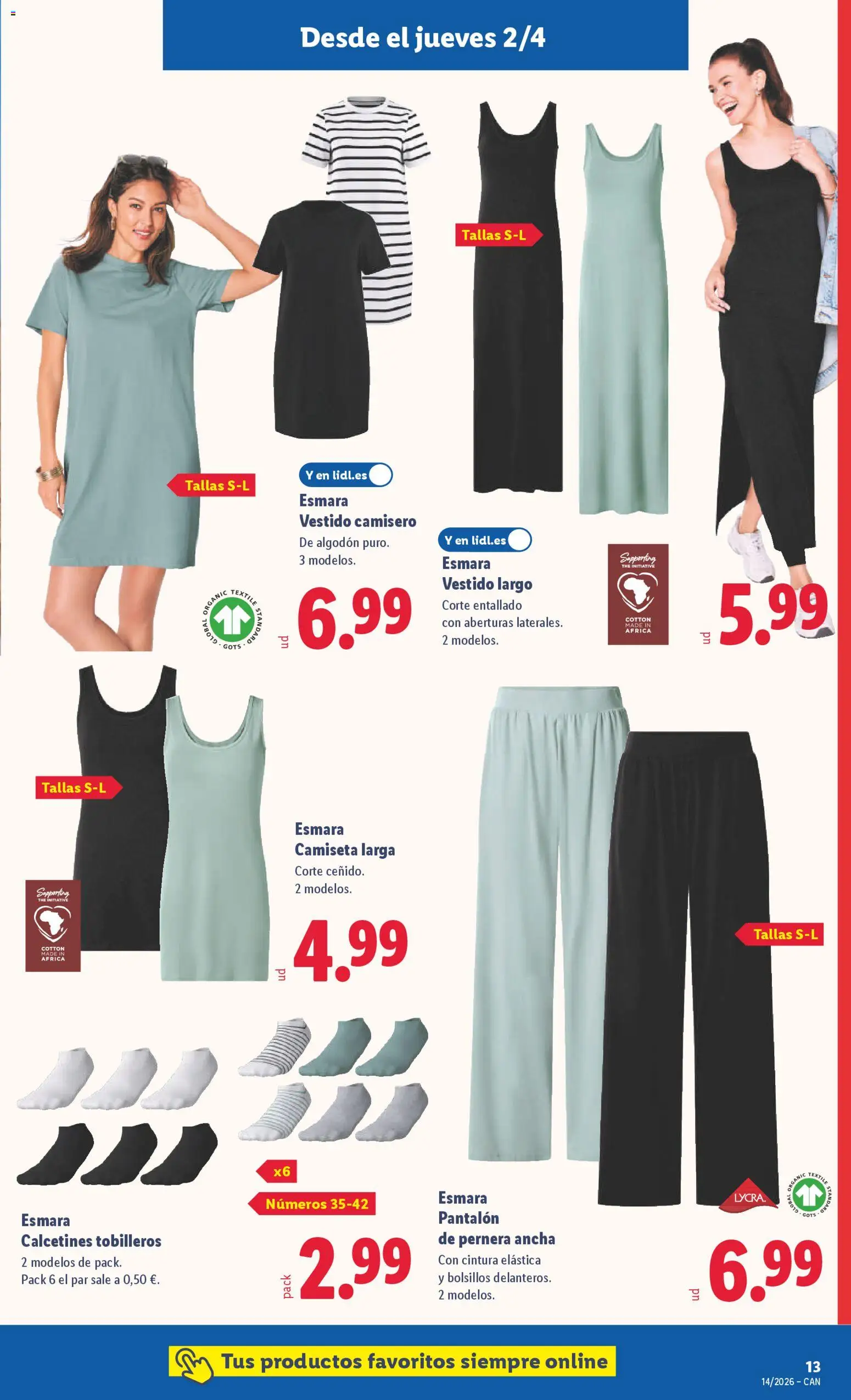 Lidl folleto de bazar │ válido desde el 30.03.2026 | Página: 21 | Productos: Vestido largo