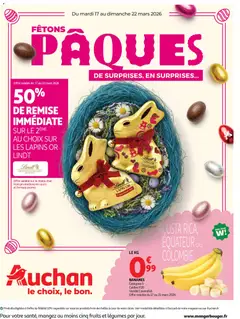 Auchan - Prévisualisation de Auchan Pâques, halles printemps valide à partir de 17.03.2026