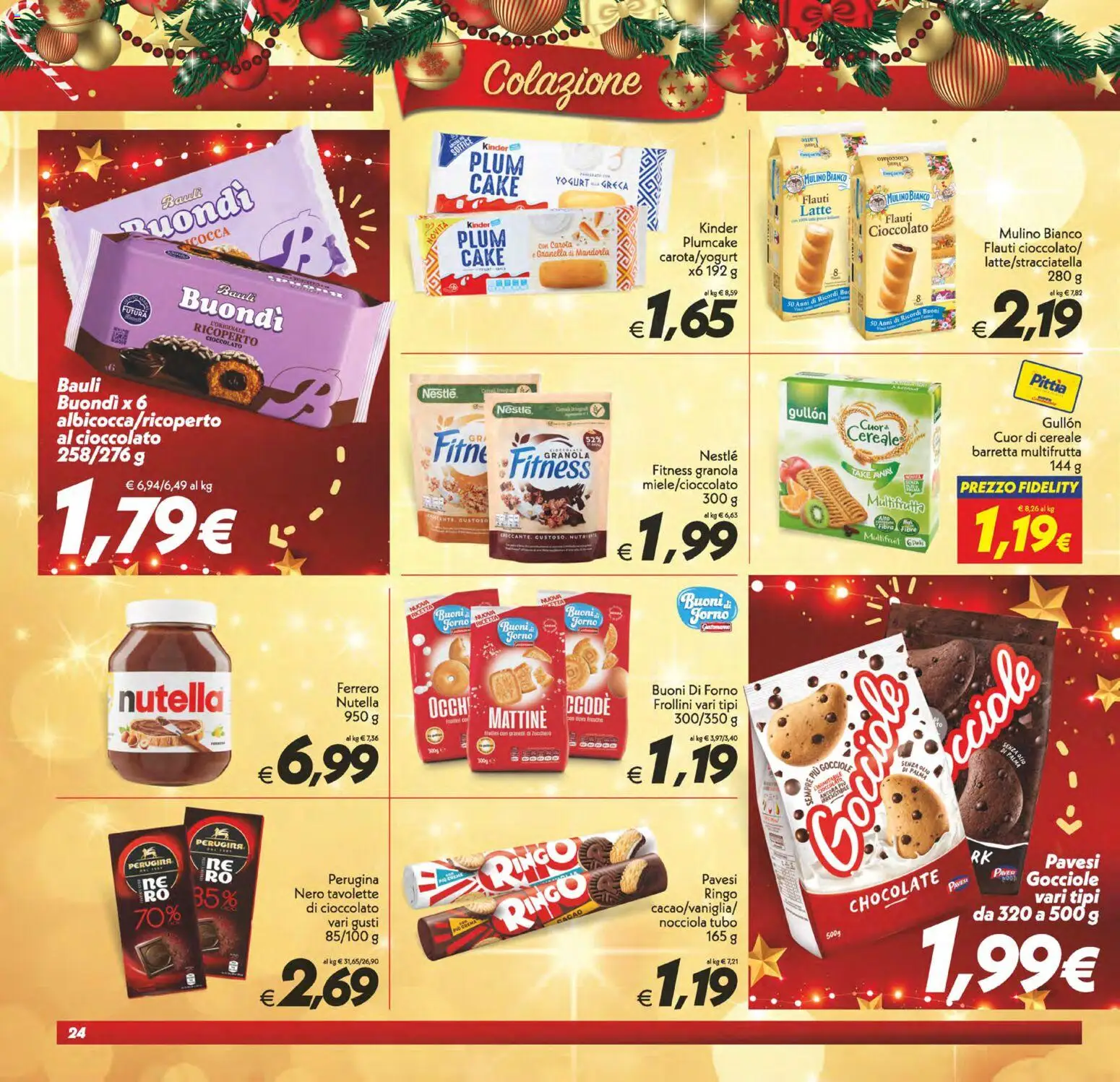 Volantino SuperConveniente del 16.12.2025 | Pagina: 24 | Prodotti: Cioccolato, Carota, Forno, Frollini