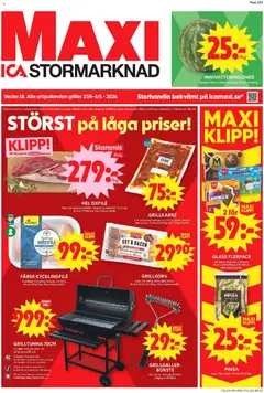 ICA Maxi - Enköping - Förhandsvisning av reklamblad från butik ICA Maxi aktuell från 27.04.2026