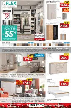 Pogląd oferty "Black Red White promocje" - ważna od 01.12.2025 | Strona: 8 | Produkty: Łóżko, Materac, Komoda, Szafka nocna