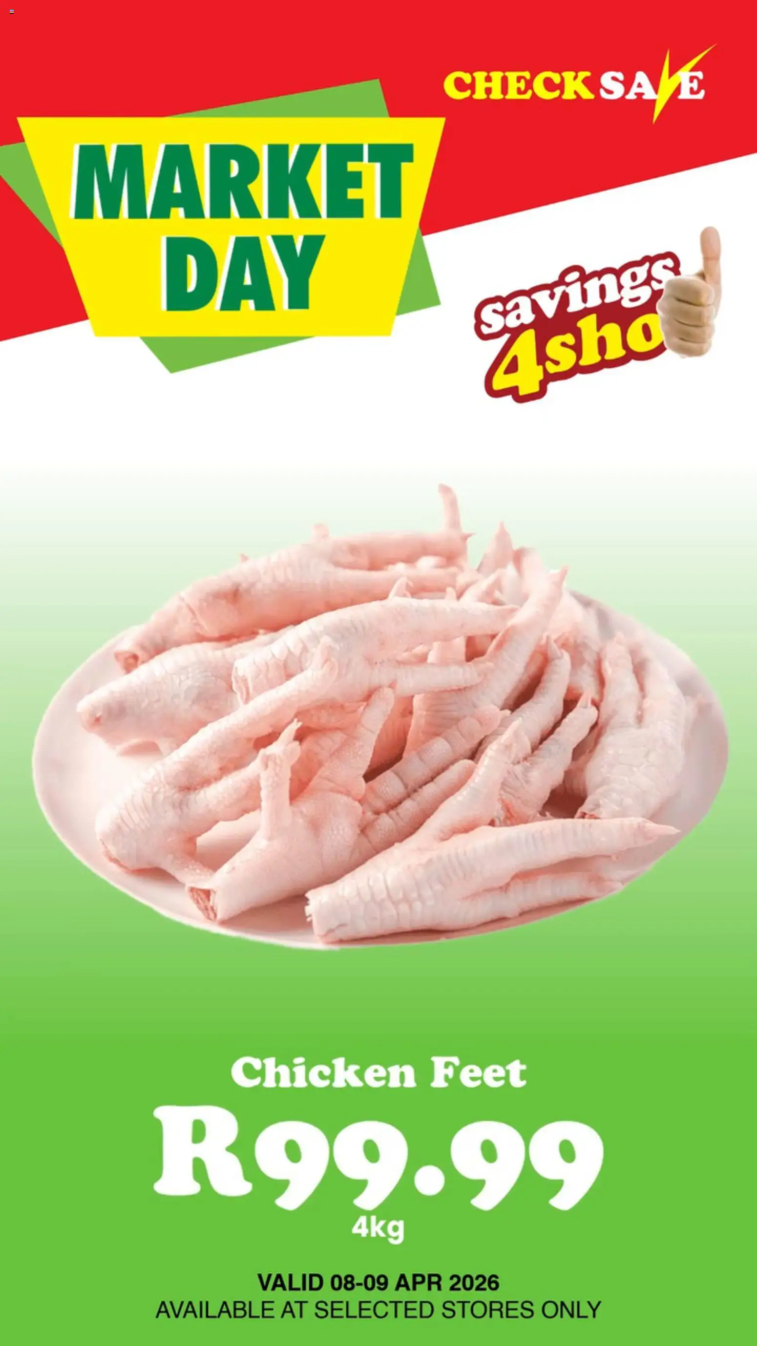 New Check Save catalogue – valid from 08.04.2026 | Page: 8 | Products: Chicken