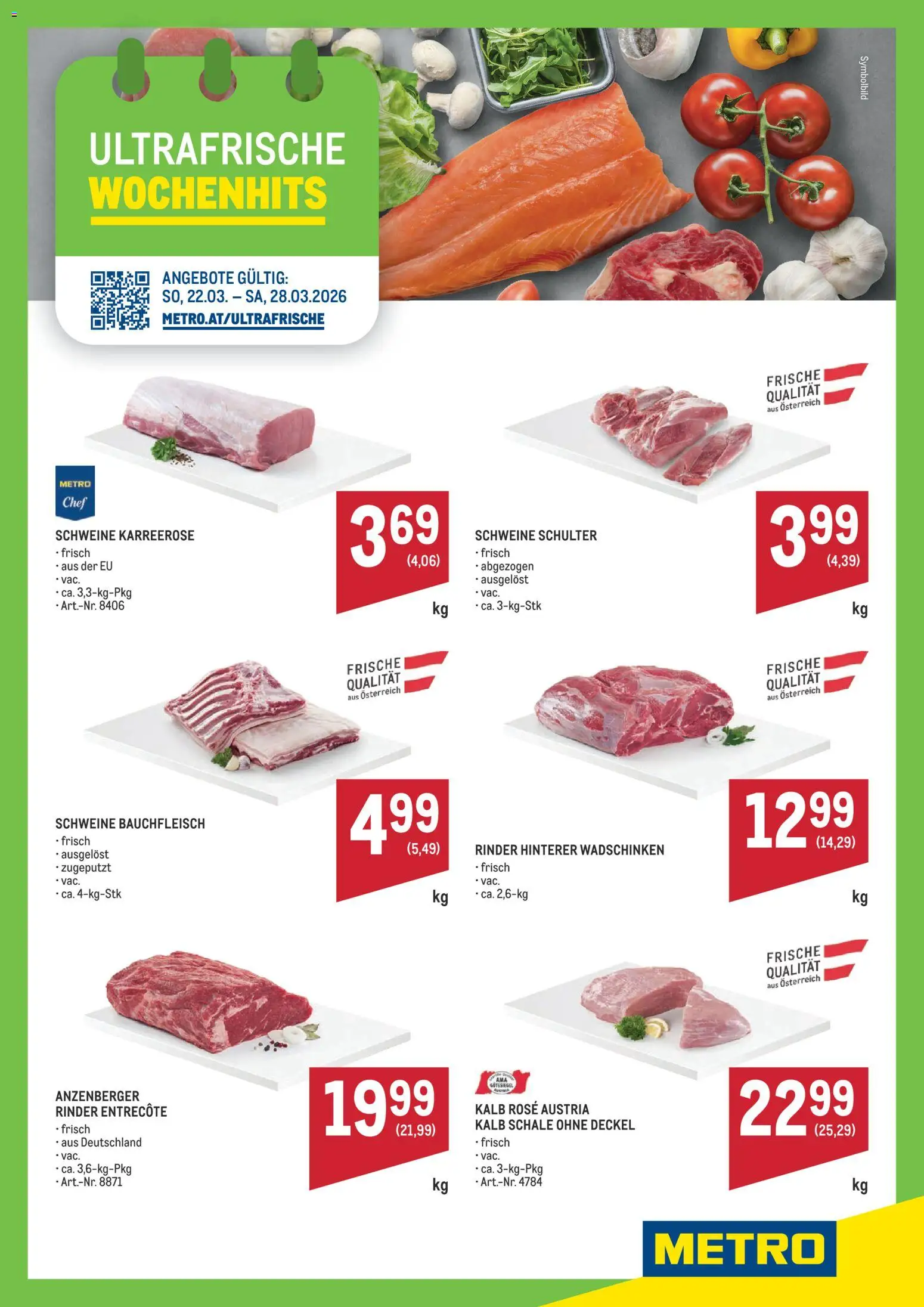Metro angebote Angebote Wochenhits gültig ab 22.03.2026 | Seite: 1
