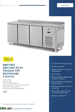 26.12.2025 tarihinden itibaren geçerli olan Metro kataloğu önizlemesi | Sayfa: 7 | Ürünler: Raf, Su, Buzdolabı