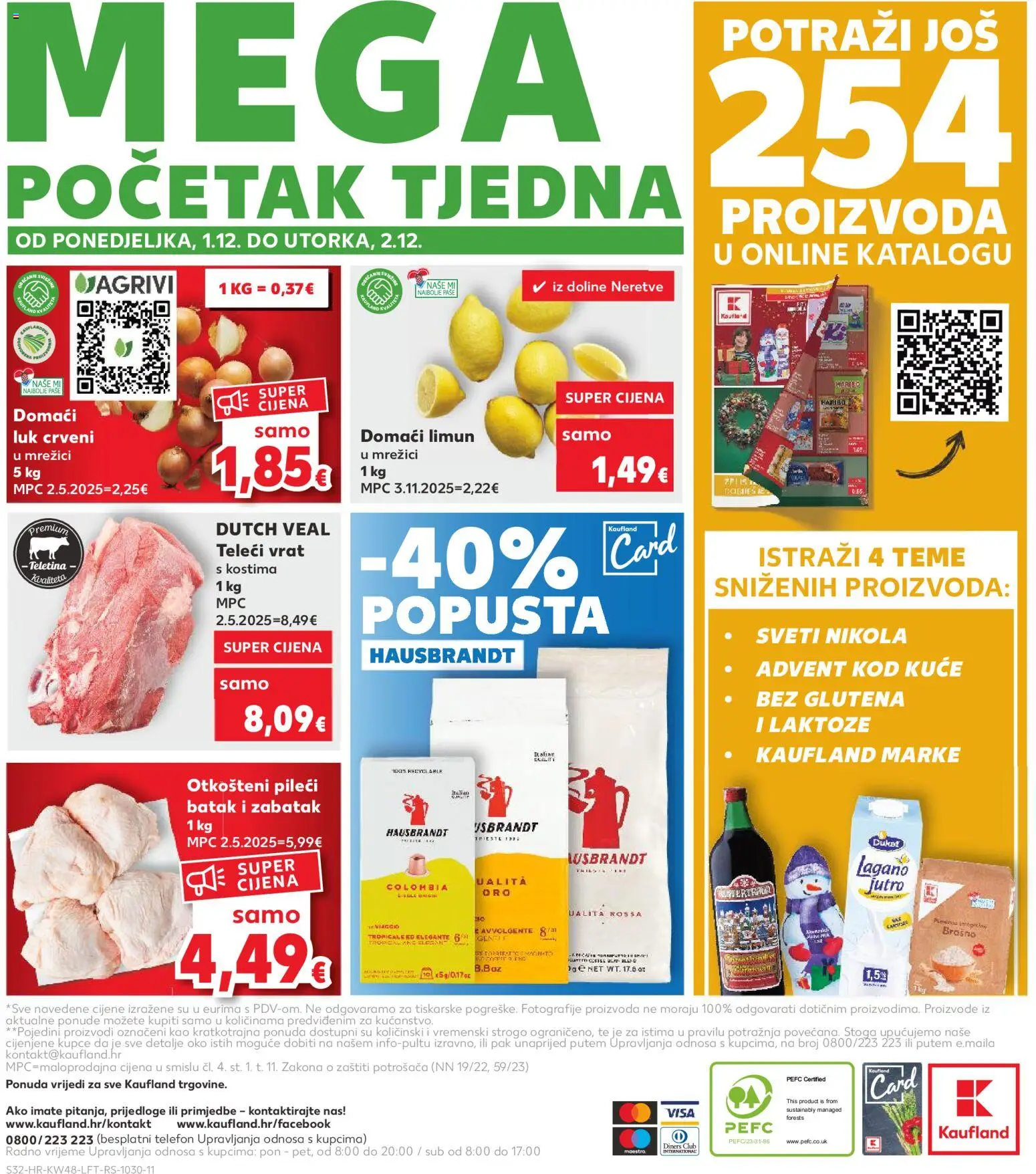 Kaufland katalog | vrijedi od 26.11.2025 | Stranica: 32 | Proizvodi: Teletina, Brašno, Limun, Telefon