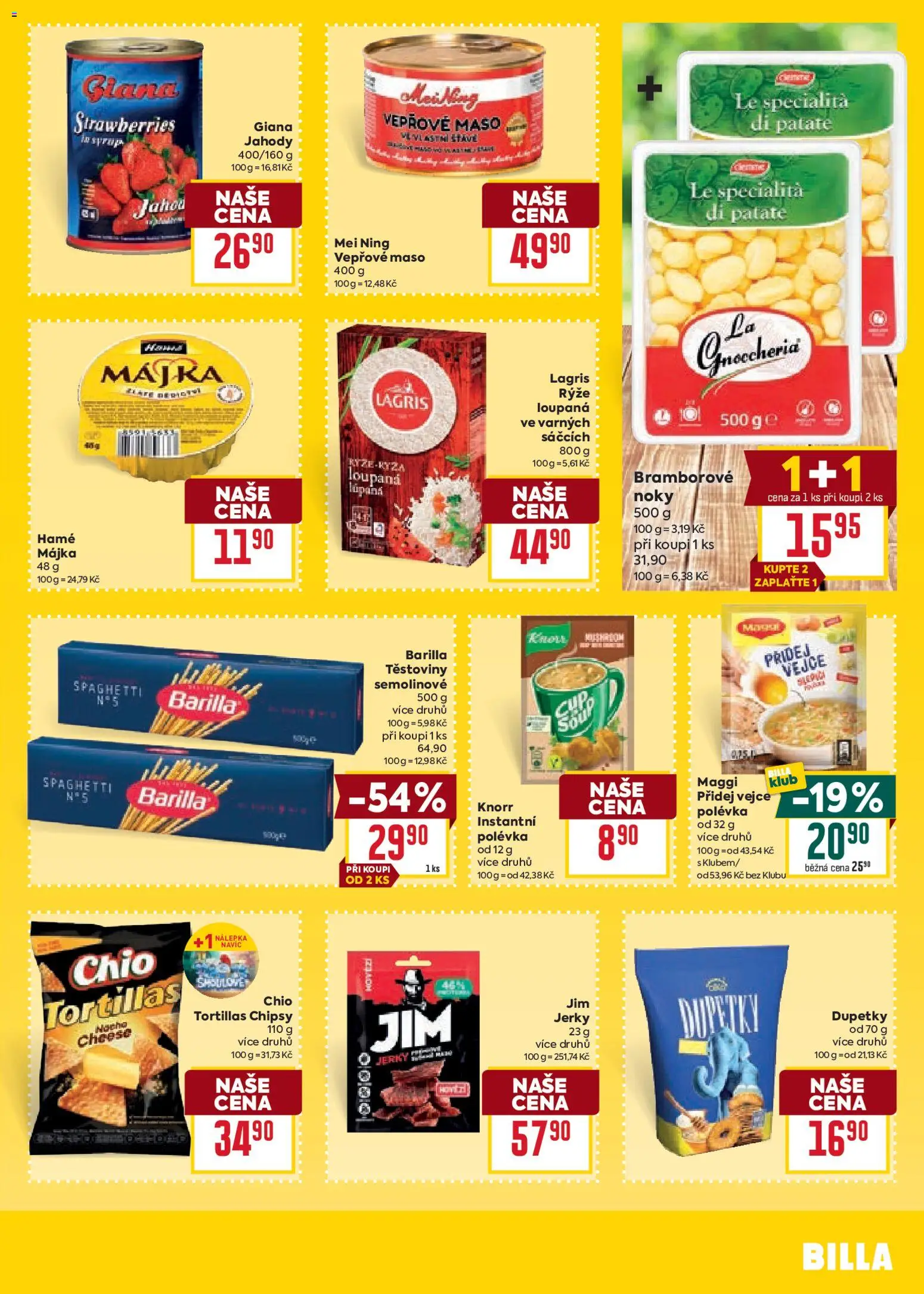Billa Velký leták od 05.11.2025 | Strana: 29 | Produkty: Vepřové maso, Dupetky, Chipsy, Jerky
