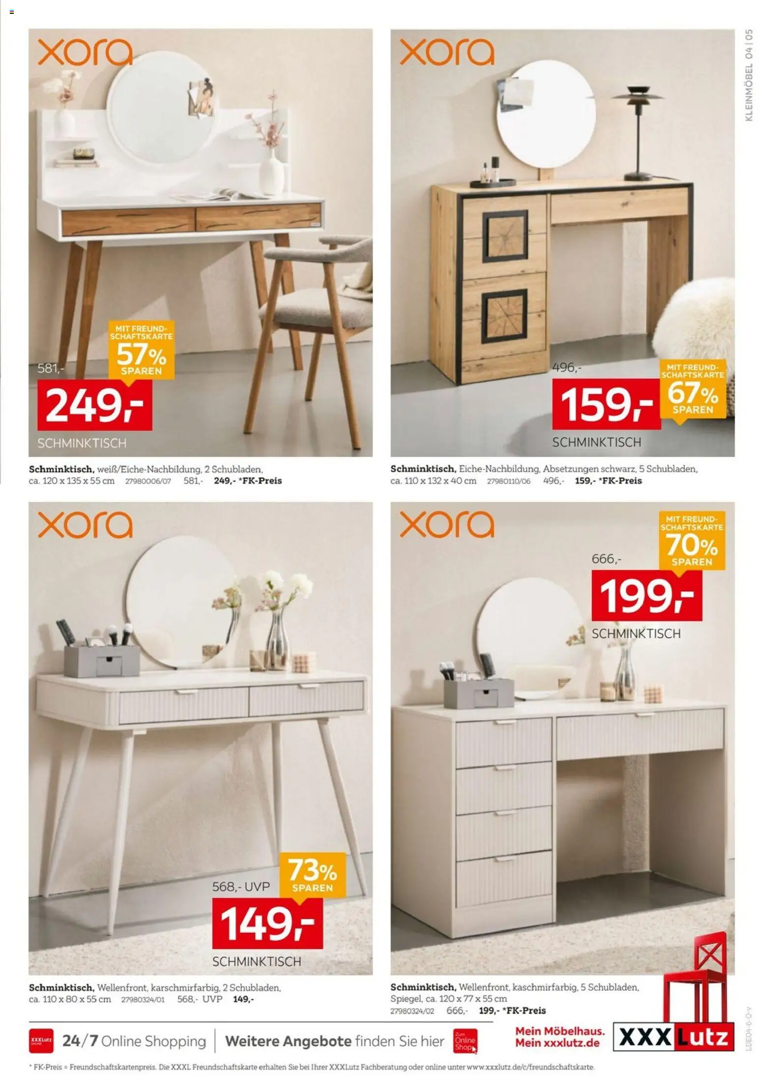 XXXLutz Aufbewahrung & Deko – gültig ab 29.03.2026 | Seite: 5 | Produkte: Schminktisch