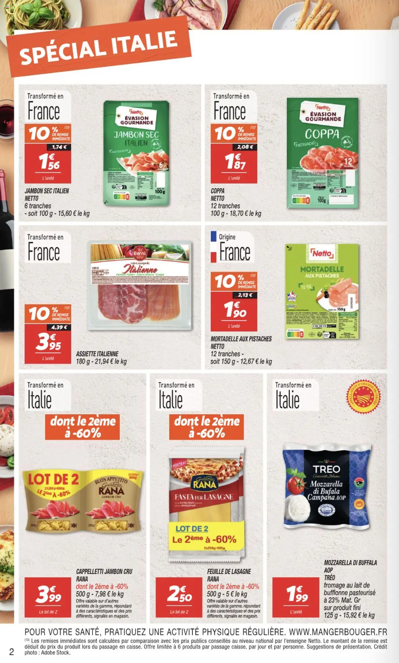  | Page: 2 | Produits: Pistaches, Lait, Fromage, Jambon