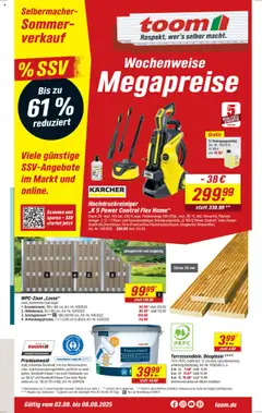 Toom Baumarkt Prospekt 	 gültig ab dem 02.08.2025