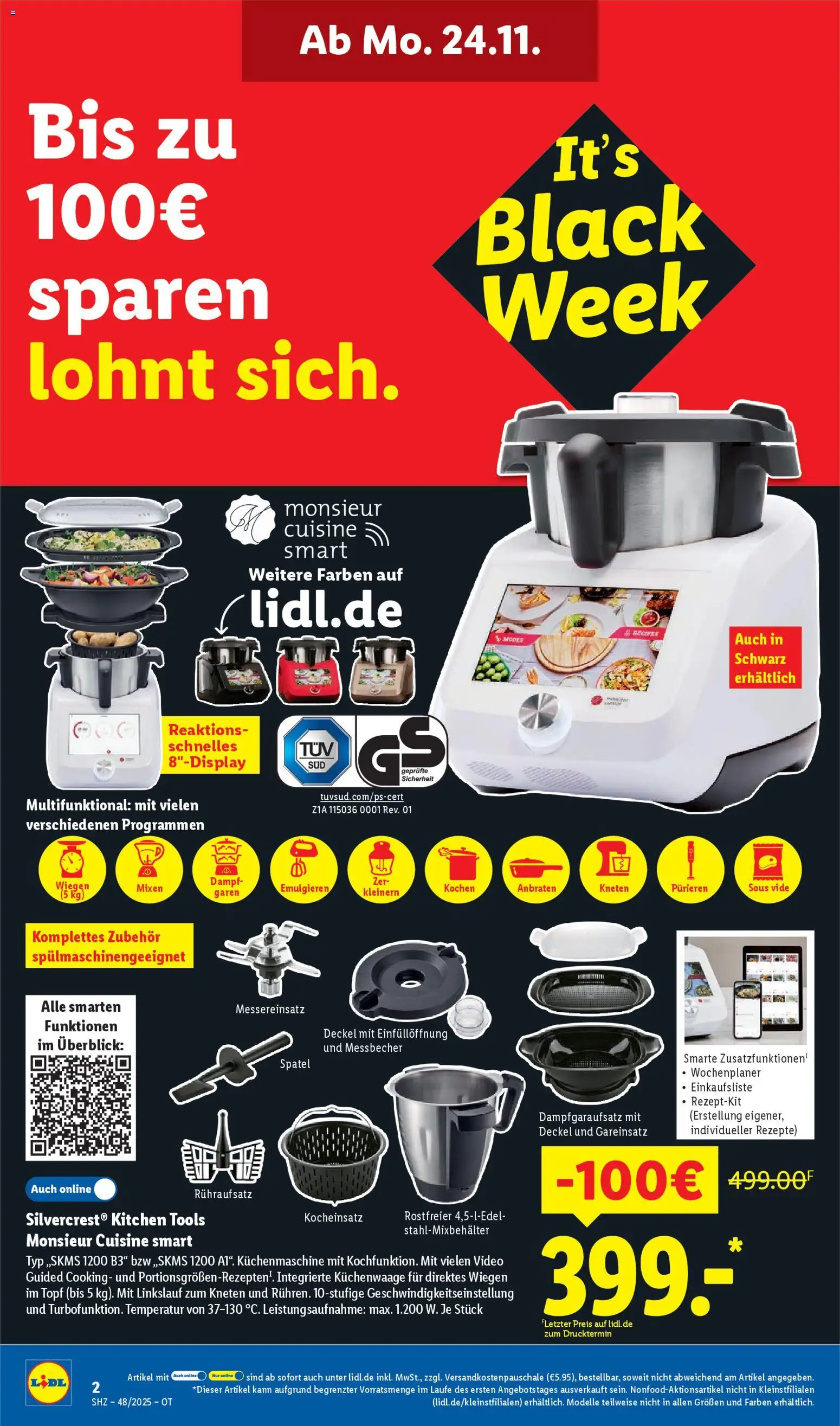 Lidl Prospekt Grimma – gültig ab 24.11.2025 | Seite: 2 | Produkte: Video